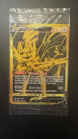 Zacian V SWSH076 SWSH: Sword & Shield Promo Cards Holo - SEALED - Image 1