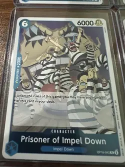 One Piece TCG - Playset - 4x “Prisoner Of impel down” OP-16 - 042 - Foil Card - - Image 2