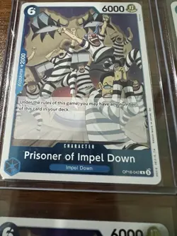 One Piece TCG - Playset - 4x “Prisoner Of impel down” OP-16 - 042 - Foil Card - - Image 4