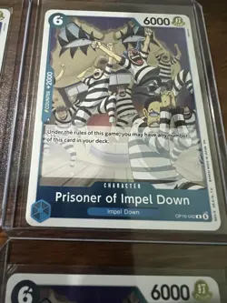 One Piece TCG - Playset - 4x “Prisoner Of impel down” OP-16 - 042 - Foil Card - - Image 5