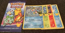 Pokemon Totodile McDonald's 25th Anniversary Promo Holo #18/25 + 3 Pack Cards - Image 1