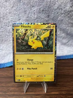 Pokemon Pikachu TCG Card 002/015 McDonald's 2024 Promo Holo NM - Image 1