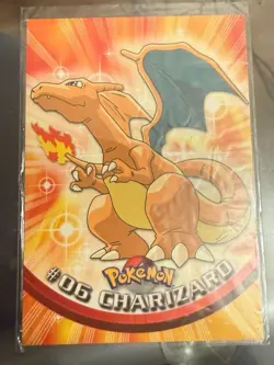 1999 Topps Pokemon TV Animation Edition Series 1 #06 Charizard Trading Card - Image 3