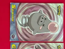 Topps Pokemon Advanced Spoink #79 & Grumpig #38 2-Card Lot - Image 2