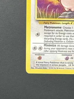 NM Clefable Non Holo Jungle 17/64 Regular Pokemon Card - Image 4