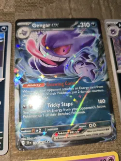 8 Gastly, Haunter & Gengar Pokemon Cards NM. Gengar Ex 104/162, 4 Revers Holos - Image 2