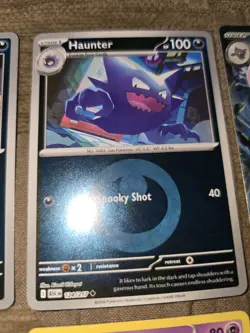 8 Gastly, Haunter & Gengar Pokemon Cards NM. Gengar Ex 104/162, 4 Revers Holos - Image 4