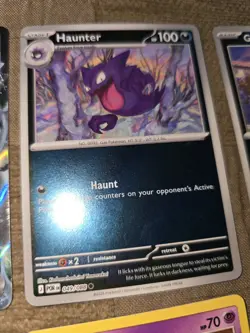 8 Gastly, Haunter & Gengar Pokemon Cards NM. Gengar Ex 104/162, 4 Revers Holos - Image 5