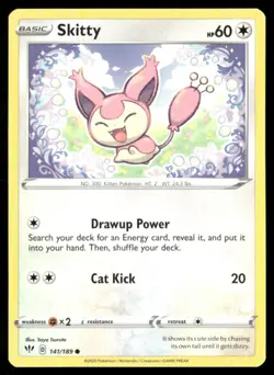 2020 Sword & Shield - Darkness Ablaze Skitty Basic/Common #141 - Image 1