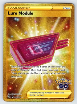 Lure Module 088/078 2022 Pokemon GO Set Pokemon Card TCG Gold Secret Rare - Nm - Image 1