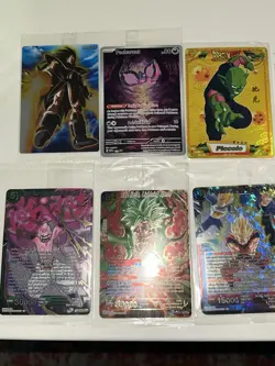 Bandai Dragon Ball Super Card Game 6 Card Mixed Lot Pecharunt Piccolo Holo promo - Image 2