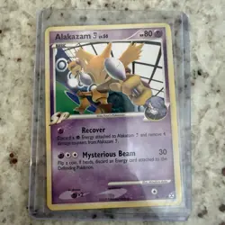Alakazam LV.56 Non Holo Pokemon Card Rising Rivals 38/111 - Image 1