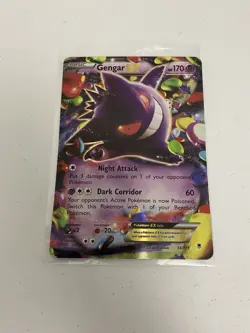 JUMBO Gengar EX Oversized Card 34/119 XY Phantom Forces Pokemon NM - Image 1
