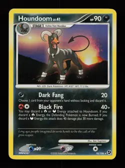 Houndoom 18/106 Rare Great Encounters Pokemon Cards - Image 1
