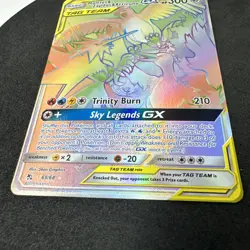 Moltres & Zapdos & Articuno GX 69/68 Rainbow Rare Hidden Fates Pokemon Card - Image 3