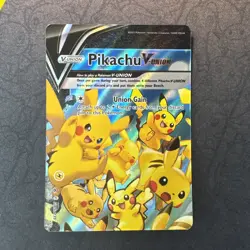 Pikachu V-Union SWSH139 Sword & Shield Black Star Promo Cards Holo Pokemon - Image 1