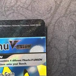 Pikachu V-Union SWSH139 Sword & Shield Black Star Promo Cards Holo Pokemon - Image 3