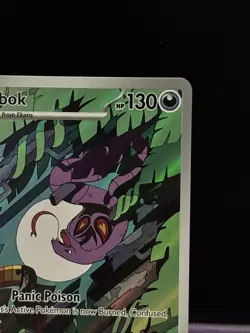 Pokemon TCG Arbok Card Temporal Forces Holo Illustration Rare Full Art 176/162 - Image 3