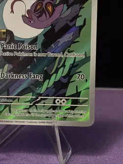 Pokemon TCG Arbok Card Temporal Forces Holo Illustration Rare Full Art 176/162 - Image 4