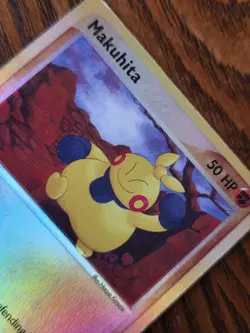 Makuhita Reverse Holo - 2003 Pokemon TCG Card EX Ruby & Sapphire 58/109 - DMG - Image 4