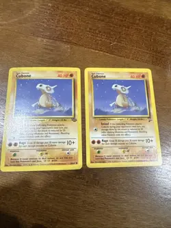 Pokemon Cubone Base Set 2 Vintage Card #70/130 Wotc 2000 - Image 1