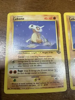 Pokemon Cubone Base Set 2 Vintage Card #70/130 Wotc 2000 - Image 2