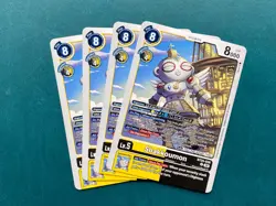 Shakkoumon BT25-038 Playset Dual Revolution Digimon Card Game x4 - Image 1