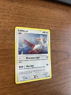 Latias LV.45 3/17 POP Series 7 Holo Rare Pokemon Card 2008 LP - Image 2