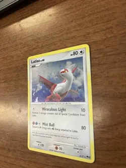 Latias LV.45 3/17 POP Series 7 Holo Rare Pokemon Card 2008 LP - Image 3