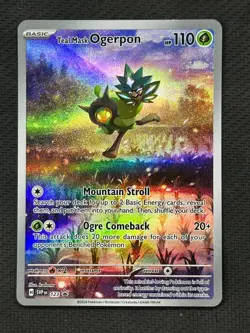 Teal Mask Ogerpon Holo Promo SV: Scarlet & Violet Promo Cards 123 NM - Image 1