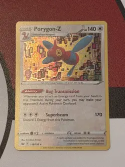 PORYGON-Z 118/198 HOLO RARE CHILLING REIGN POKEMON TCG NM/M - Image 1