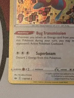 PORYGON-Z 118/198 HOLO RARE CHILLING REIGN POKEMON TCG NM/M - Image 5