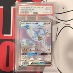 Pokemon 2019 Hidden Fates Shiny Vault Reshiram GX SV51/SV94 Holo PSA 10 - Image 1