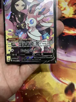 Sylveon V TG14/TG30 Holo Rare V Brilliant Stars Trainer Gallery Pokemon Card NM - Image 5