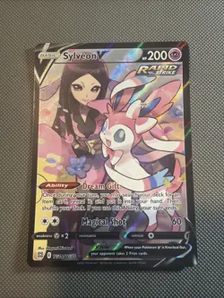 Sylveon V TG14/TG30 Holo Rare V Brilliant Stars Trainer Gallery Pokemon Card NM - Image 1