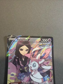Sylveon V TG14/TG30 Holo Rare V Brilliant Stars Trainer Gallery Pokemon Card NM - Image 3