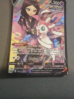 Sylveon V TG14/TG30 Holo Rare V Brilliant Stars Trainer Gallery Pokemon Card NM - Image 4