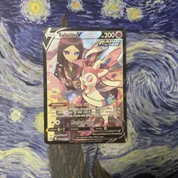 Sylveon V TG14/TG30 SWSH Brilliant Stars Trainer Gallery Ultra Rare Holo Pokemon - Image 1