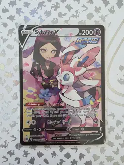 Sylveon V TG14/TG30 Holo Rare V Brilliant Stars Trainer Gallery Pokemon NM-MINT - Image 1