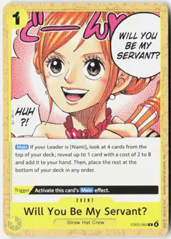 Will You Be My ServantU C Extra Booster: One Piece Heroines Edition EB03-060 NM - Image 1
