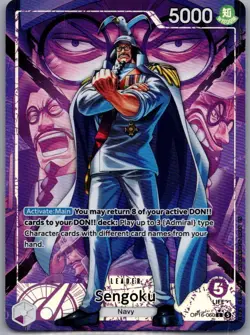 Sengoku (060) (Alternate Art) OP16-060 The Time of Battle One Piece Foil NM - Image 1