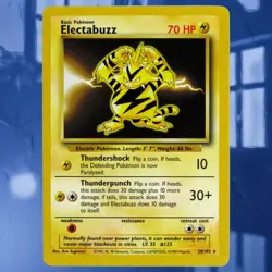 1999 Pokemon Electabuzz #20/102 Base Set Non-Holo Card ☆Lightly Played See Pics - Image 1