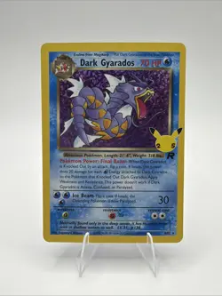 Pokemon Card Dark Gyarados Team Rocket 8/82 Rare Holo Anniversary NM Card - Image 1