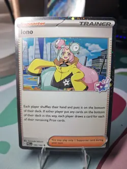Pokemon 🎀 Iono COSMOS HOLO 185/193 Premium Tournament Collection STAMPED! NM - Image 1