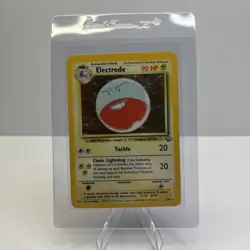 Pokemon TCG Electrode Jungle 2/64 Holo Unlimited Holo Rare LP - Image 1