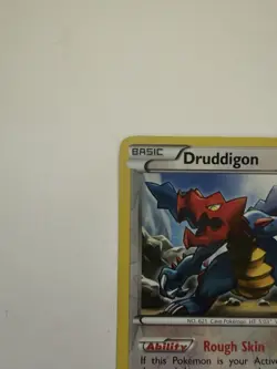 Pokemon Druddigon Legendary Treasures Uncommon Reverse Holofoil 106/113 - Image 2