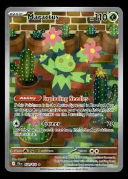 Maractus 160/159 SV09: Journey Together Illustration Rare Pokemon TCG - Image 1