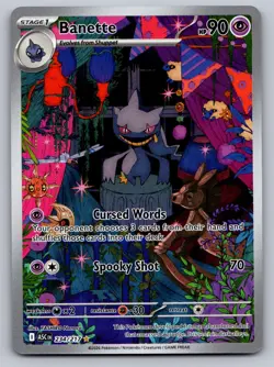 Banette 234/217 Illustration Rare Ascended Heroes Pokemon Holo Near Mint - Image 1