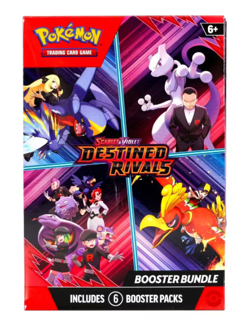 Pokemon Scarlet & Violet: Destined Riva1s 1 Booster Bundle 6 Packs Factory Seal - Image 1