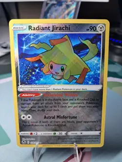 Radiant Jirachi Rare - 120/195 - Silver Tempest Pokemon 2022 - Image 1